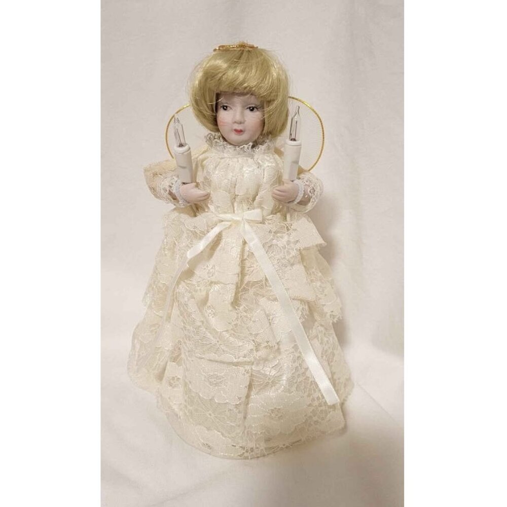 Vintage Angel Christmas Tree Topper